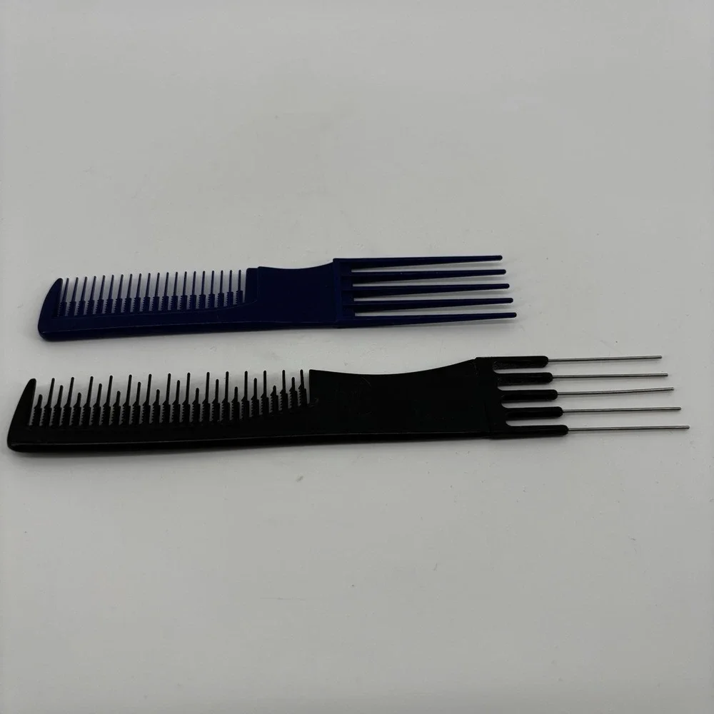 Vintage Comare 303 & 105X Comb Lift Pick‎ Professional Series Styling Blue Black